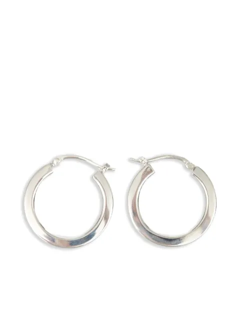 MM6 Maison Margiela Numeric hoop earrings Silver SM7VG0101SV0310