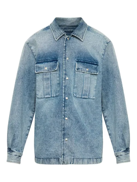 MM6 Maison Margiela longsleeved pocket shirt Blue SH2DT0038M30018