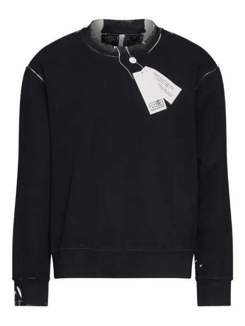 MM6 Maison Margiela cotton sweatshirt Black SH2GU0023M25024