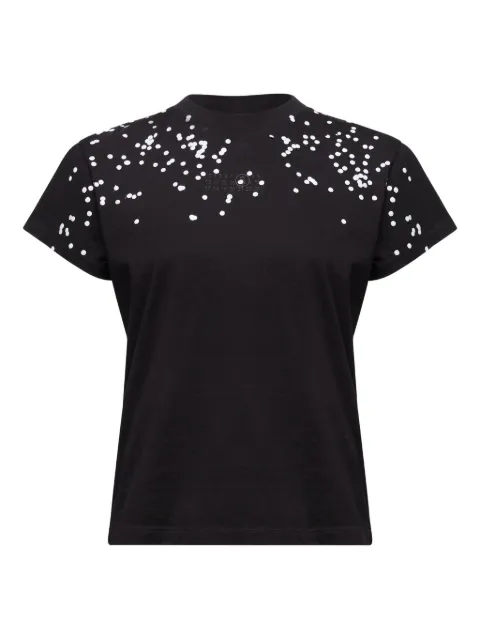 MM6 Maison Margiela printed short-sleeve T-shirt Black S62GD0209M20048