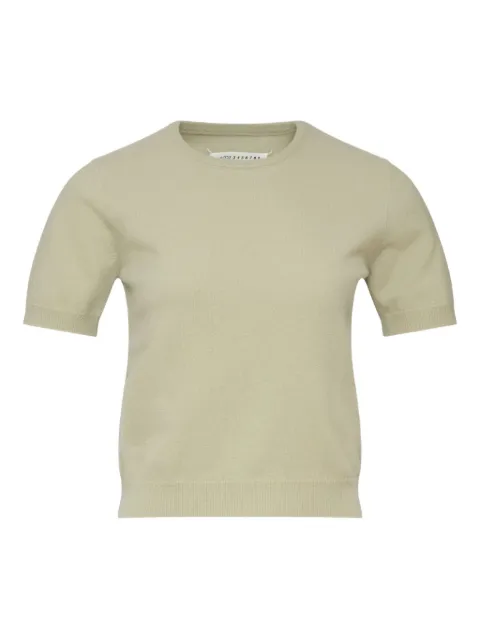 Maison Margiela knitted T-shirt Green S51HL0022M13144