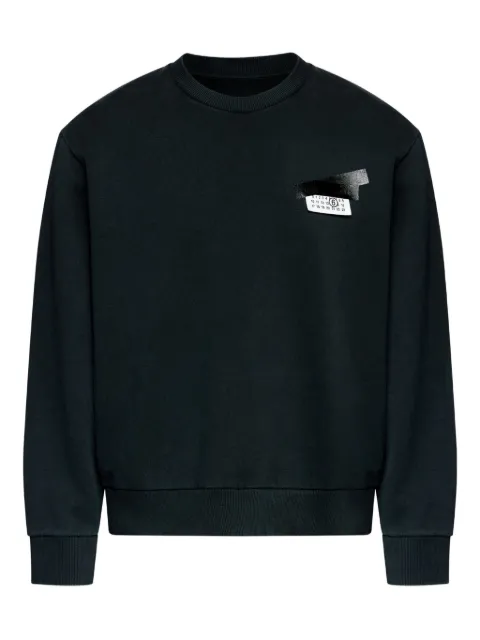 MM6 Maison Margiela Numeric logo jumper Black SH2GU0025M25024