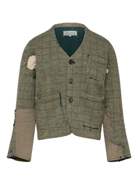 Maison Margiela virgin-wool cardigan Green S50HP0033M13146