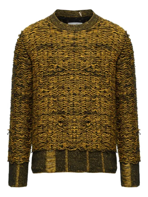 MM6 Maison Margiela chunky-knit sweater Yellow S52HL0052M13130