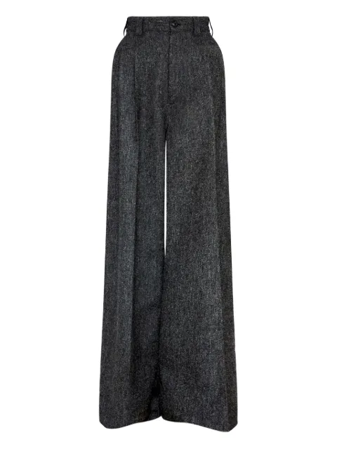Maison Margiela wide-leg wool trousers Grey S29KA0394M35569