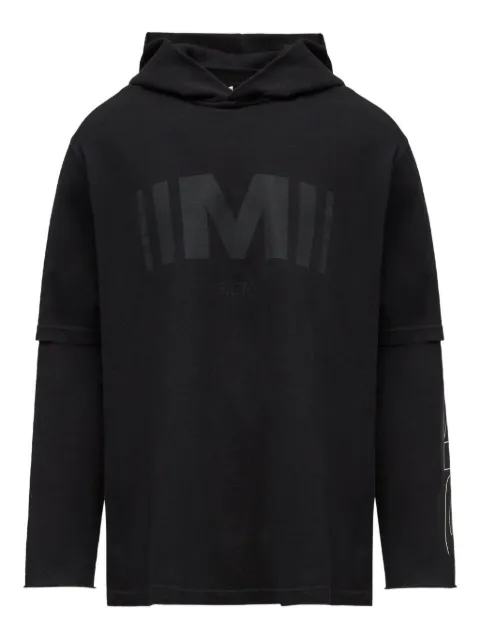 MM6 Maison Margiela graphic-print hoodie Black SH0GU0032M20050