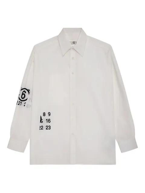 MM6 Maison Margiela Spiga Capsule long-sleeve shirt White S62DT0048S76783