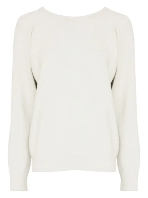Maison Margiela wool knit top Neutrals S29HN0015M13179