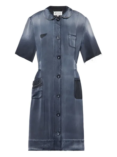 Maison Margiela button-fastening midi dress Blue S51DD0047M35389