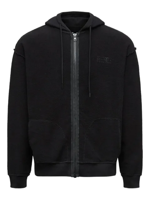 MM6 Maison Margiela cotton hooded jacket Black SH0HG0006M25014