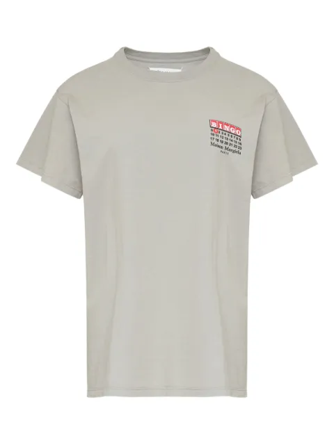 Maison Margiela Numbers-print T-shirt Neutrals S51GC0537S24575