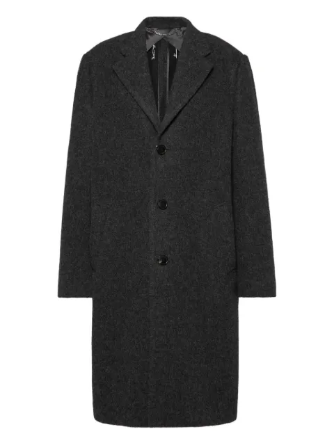 Maison Margiela four-stitch single-breasted coat Black S51AA0360M35567