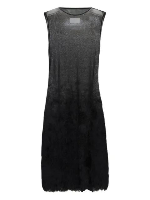 Maison Margiela Retrograde silk knit dress Black S29DD0044M13202