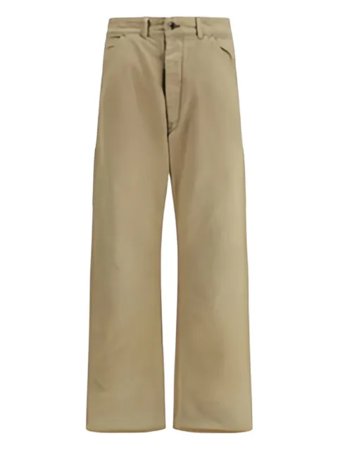 Maison Margiela Herringbone five-pocket trousers Neutrals S51LA0180M30024