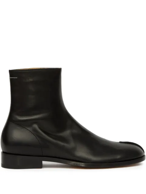 MM6 Maison Margiela leather ankle boots Black S59WU0262P5000