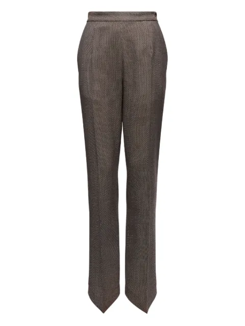 MM6 Maison Margiela virgin-wool trousers Brown S62KB0249M35636