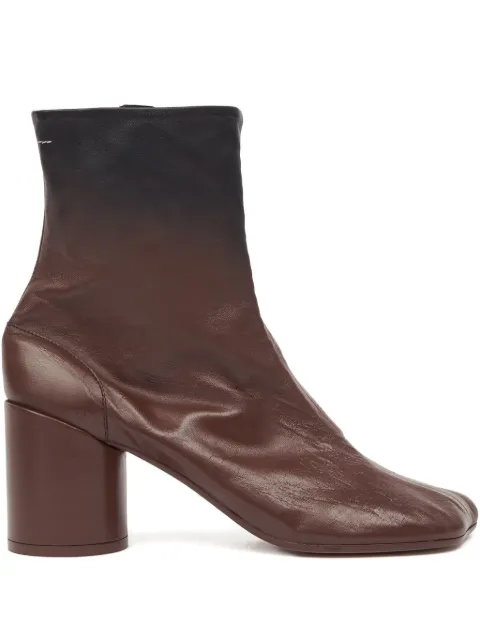 MM6 Maison Margiela Anatomic block-heel boots Brown S66WU0131P7439