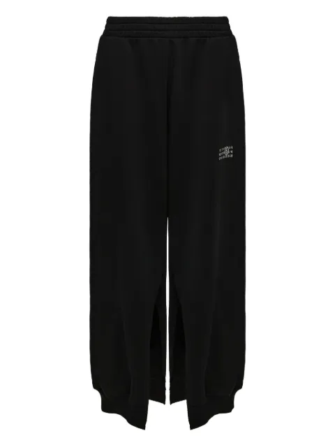 MM6 Maison Margiela cotton sweatpants Black S52KA0546M25025