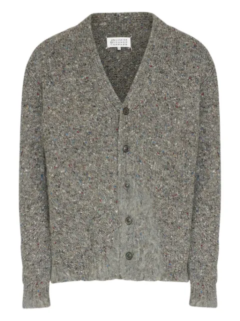 Maison Margiela textured button-up cardigan Grey S50HP0036M13150
