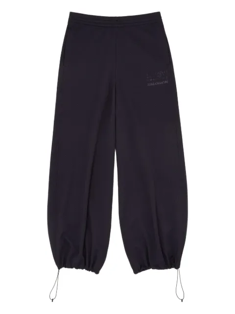 MM6 Maison Margiela X Salomon logo drawstring track pants Black S52KA0552M20139