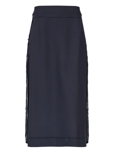 Maison Margiela midi skirt Blue S51ME0045MTN107