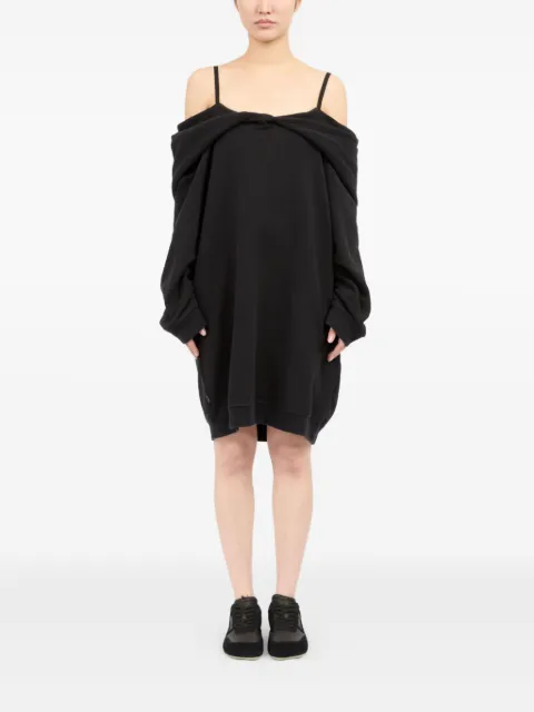 MM6 Maison Margiela sleeveless twisted mini dress Black S52DD0074M25014