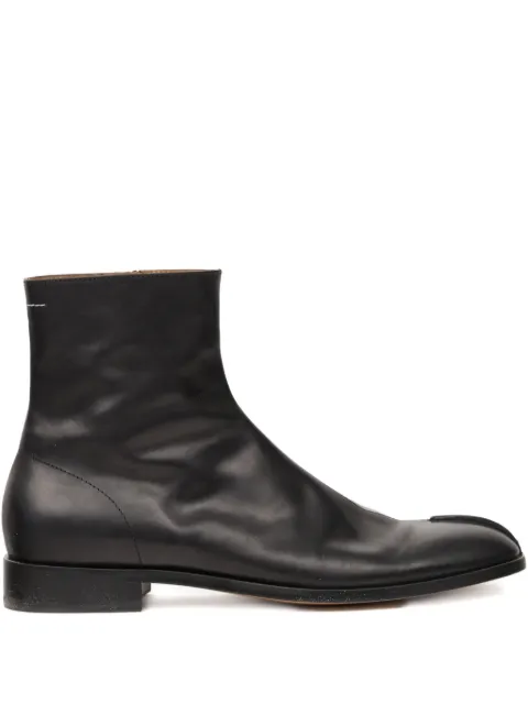 MM6 Maison Margiela leather ankle boots Black SH1WU0011P5000