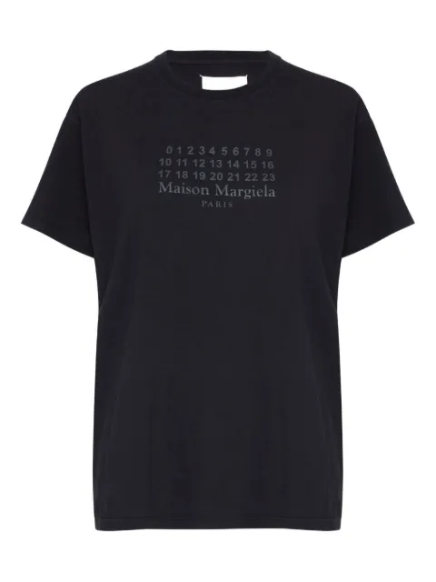 Maison Margiela logo cotton T-shirt Black S29GC0307S24575