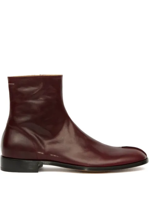 MM6 Maison Margiela leather ankle boots Brown SH1WU0011P5000
