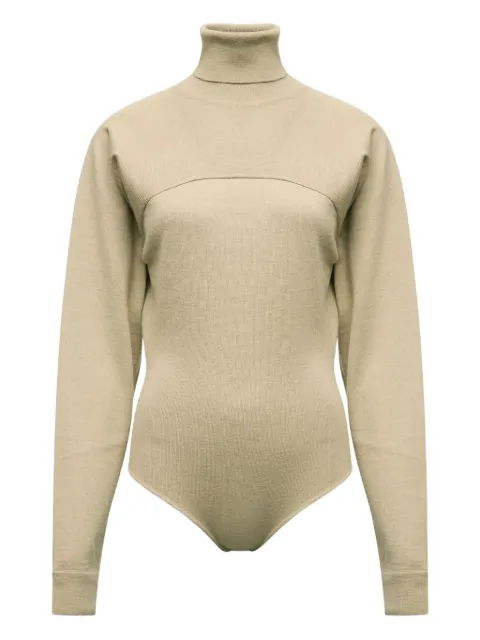 MM6 Maison Margiela turtleneck body Neutrals S62NA0082M13188