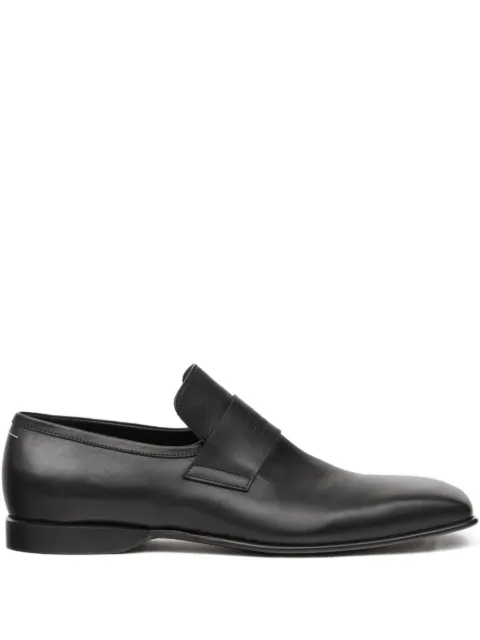 MM6 Maison Margiela leather loafers Black SH3WR0007P7430