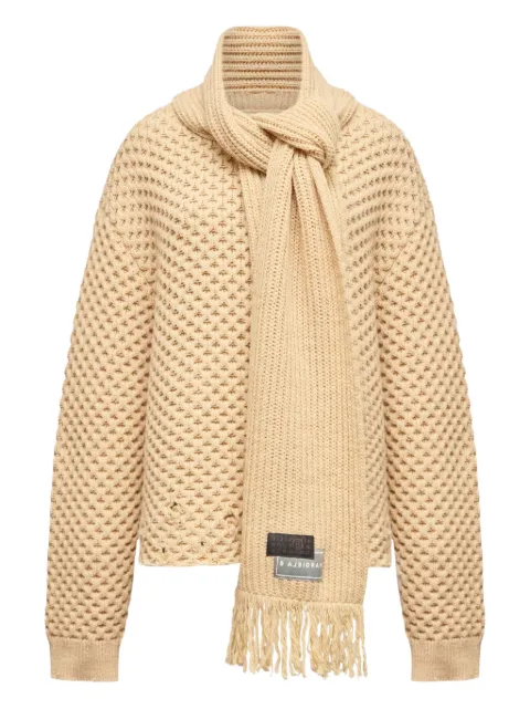 MM6 Maison Margiela chunky-knit sweater Neutrals S52HL0049M13132