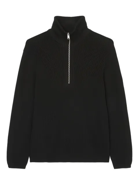 Marc O'Polo quarter-zip sweater Black 321603660030