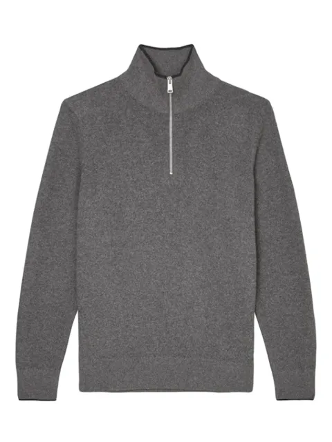 Marc O'Polo zip-up mock-neck sweater Grey 429514460314