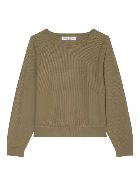 Marc O'Polo waffle-knit sweater Brown 302600660061750
