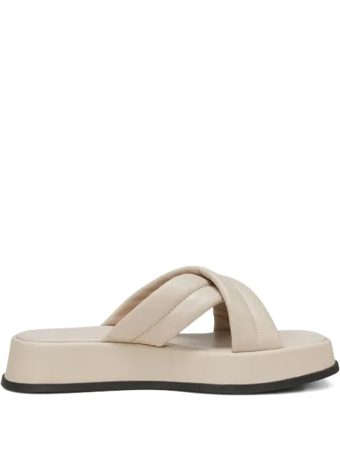 Marc O'Polo Clara cross-strap platform sandals Neutrals MPO40315221101134713