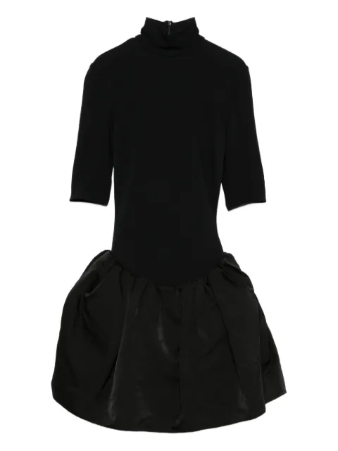 Magda Butrym roll-neck puffball mini dress Black 208925