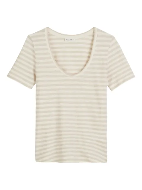 Marc O'Polo striped scoop-neck T-shirt Neutrals 504219651293