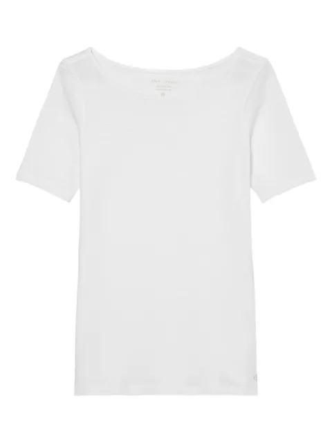 Marc O'Polo boat-neck short-sleeves top White B01226151399