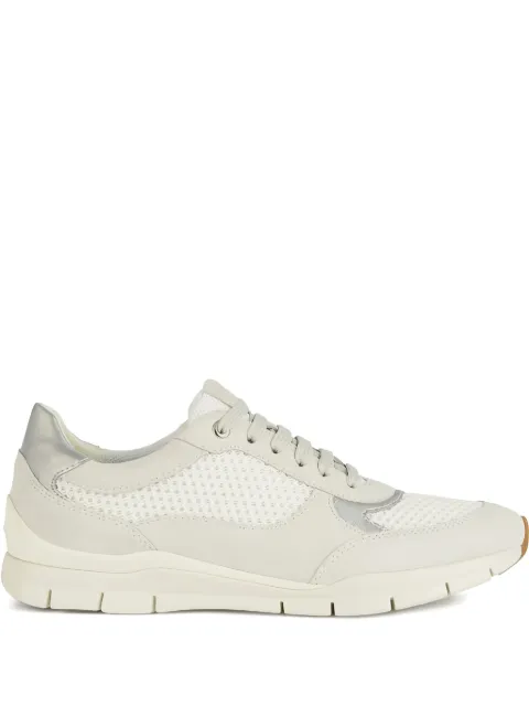 Geox Sukie mesh-panel suede sneakers Neutrals D35F2A02288C1209