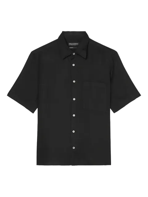 Marc O'Polo short-sleeves button-up shirt Black 323742841018