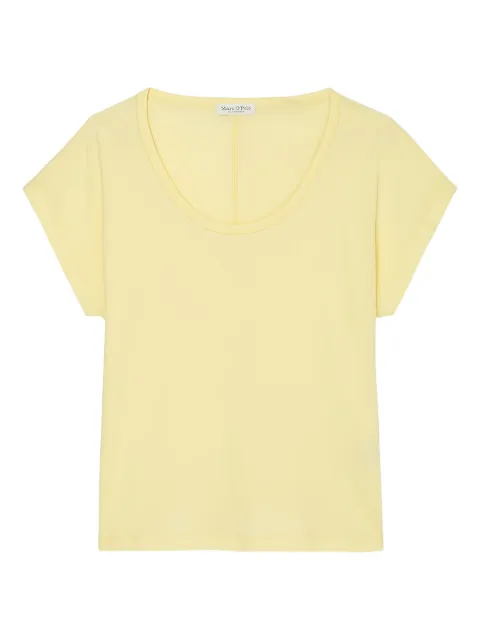Marc O'Polo scoop-neck short-sleeve T-shirt Yellow 404206751429