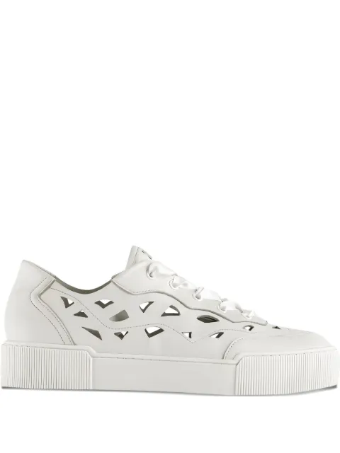 Hogl Anouk cut-out lace-up sneakers White 7103640