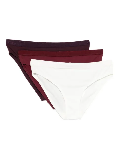 Marc O'Polo elasticated-waistband logo briefs (set of three) Red 24Q3W00107