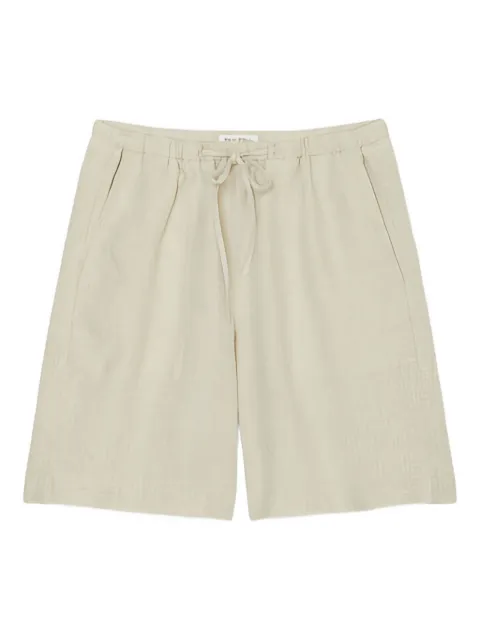 Marc O'Polo drawstring-waist linen shorts Neutrals 404028615049