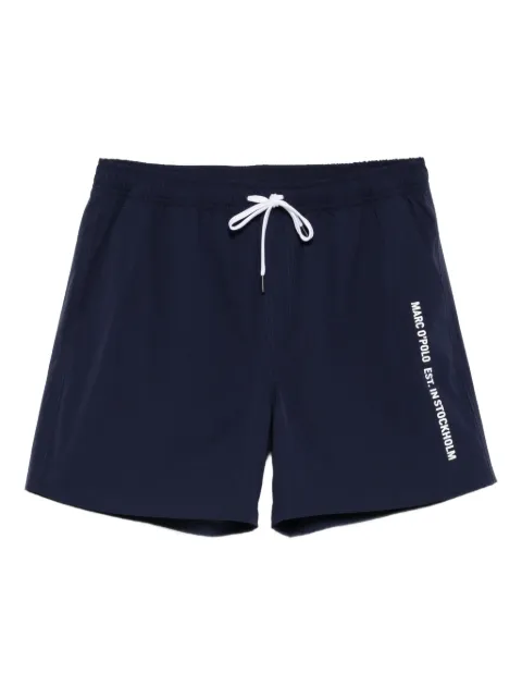 Marc O'Polo drawstring logo swim shorts Blue 24Q1M00093Q899