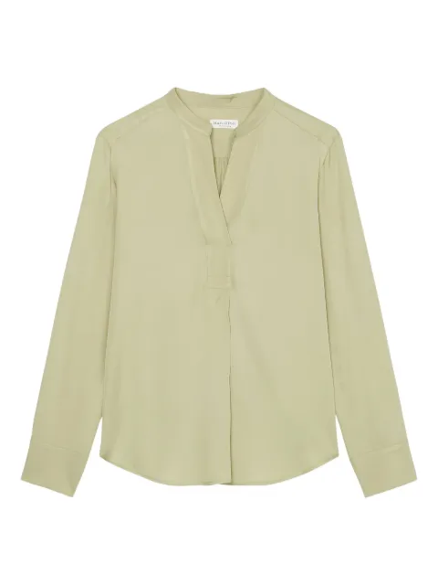 Marc O'Polo placket blouse Green 402116942379