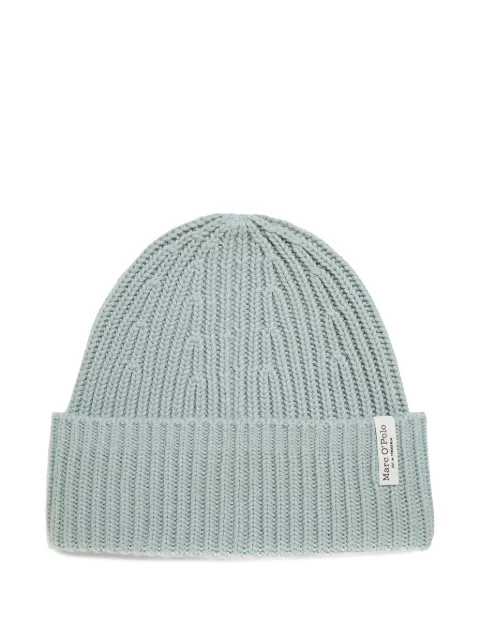 Marc O'Polo ribbed knit beanie Green 410517901209