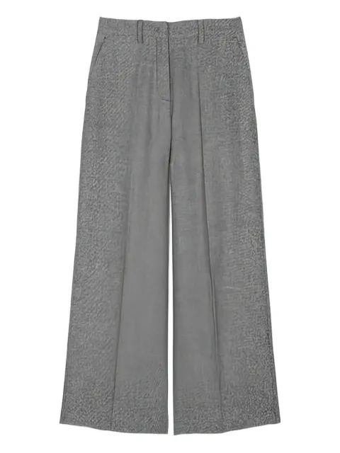 Marc O'Polo pleated wide-leg trousers Grey 310017610249