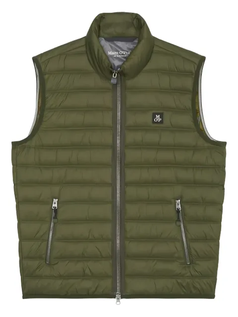 Marc O'Polo quilted zip-up gilet Green 426114272012495